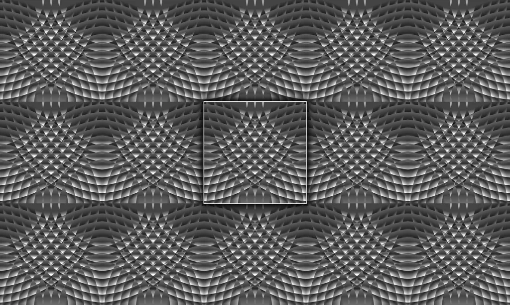 A crisscross of metal of sharp interlocking leafs