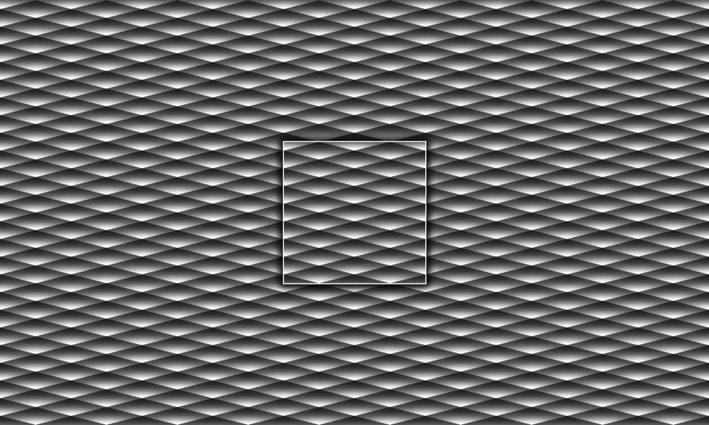 A diamond pattern metal mesh pattern grate