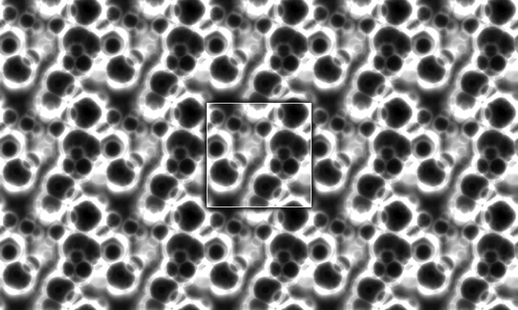 A overlapping hollow translucent ring tile background