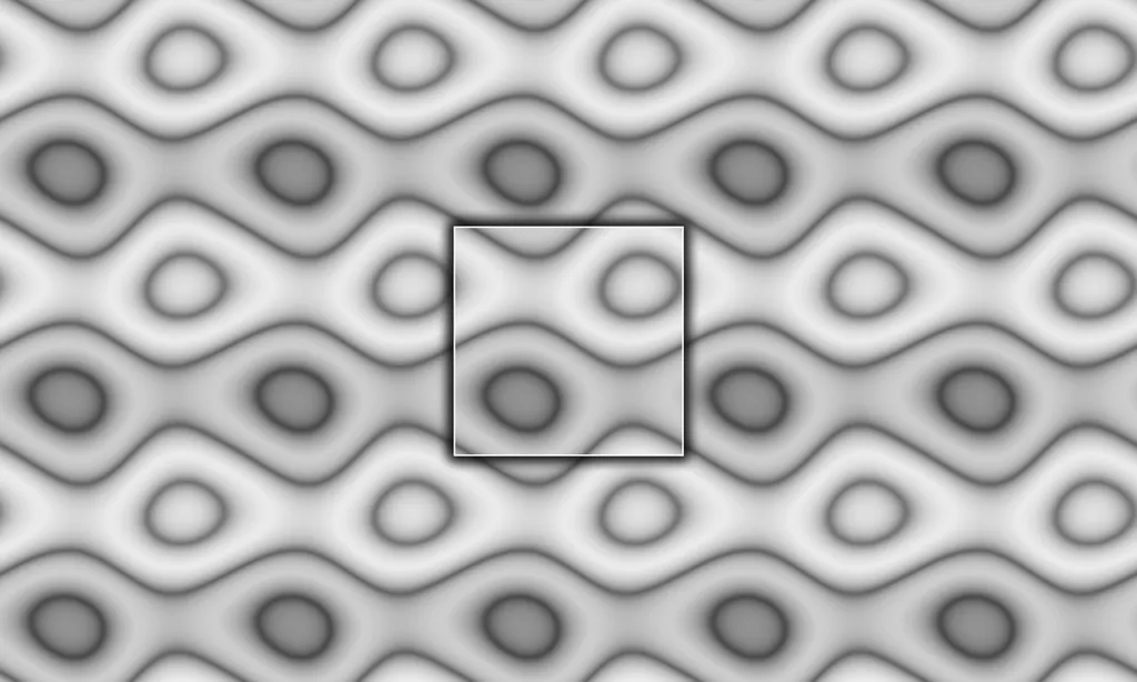 Strange organic twisted membrane as a greyscale pattern