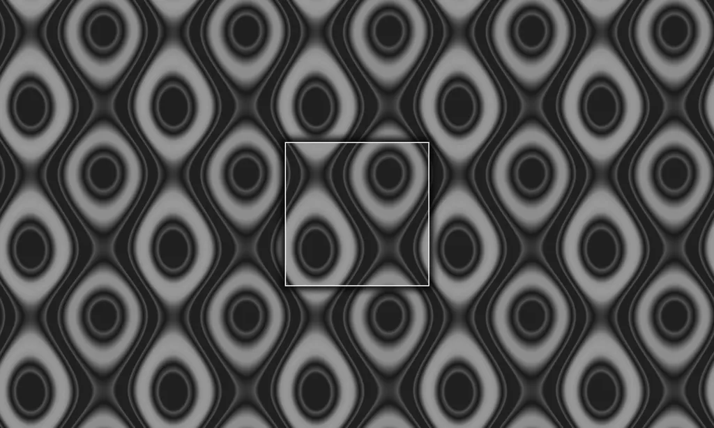 Strange organic twisted membrane as a greyscale pattern