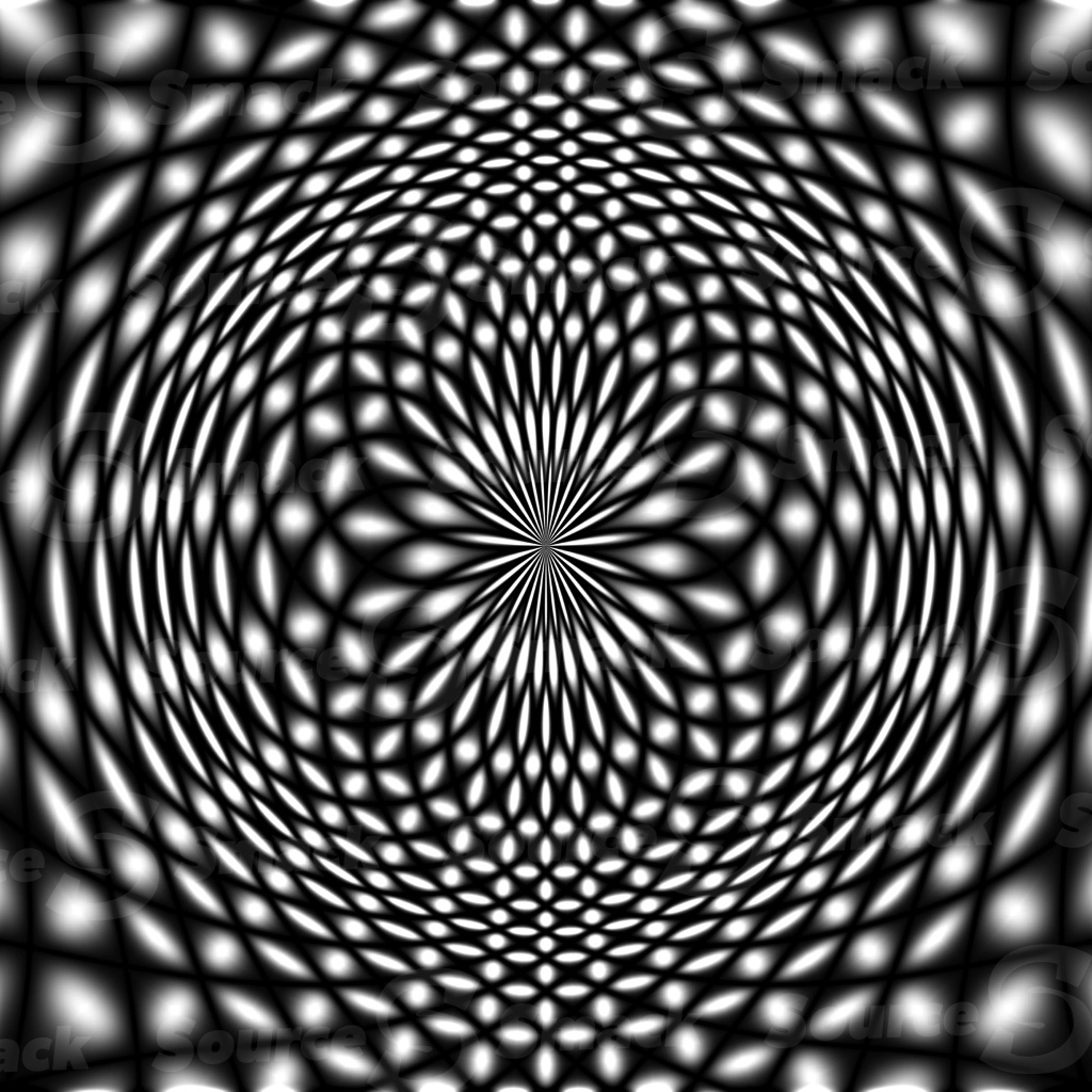 A geometrical bursting lightshow greyscale mask