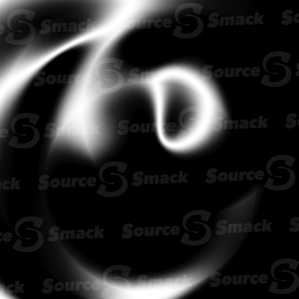 A smooth mask of elliptical light leak of gradient greyscale
