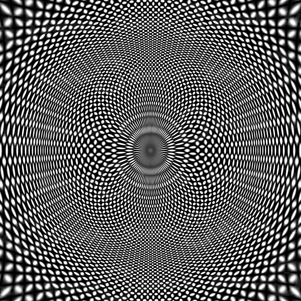 A geometrical bursting lightshow greyscale mask