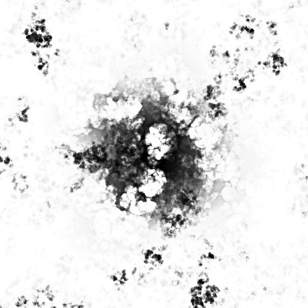 A mask of celluloid film erosion