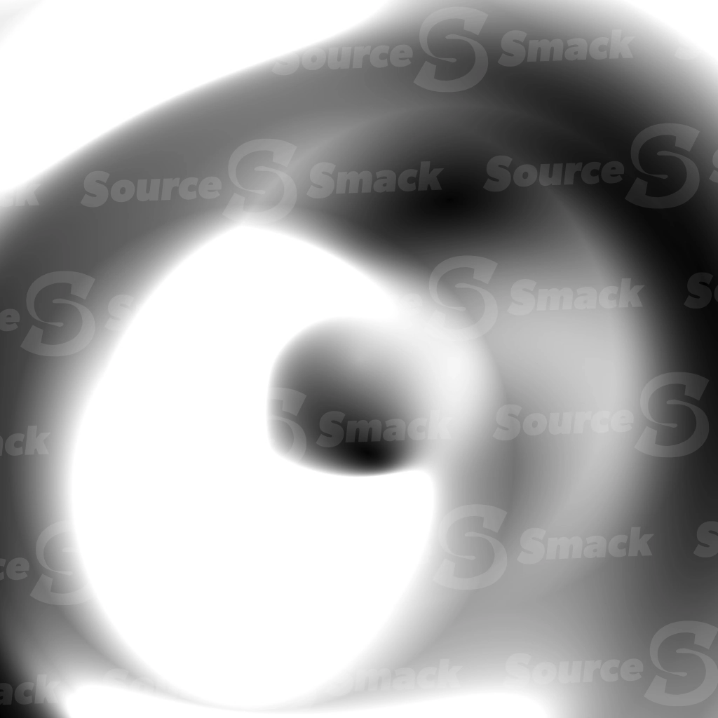 A smooth mask of elliptical light leak of gradient greyscale