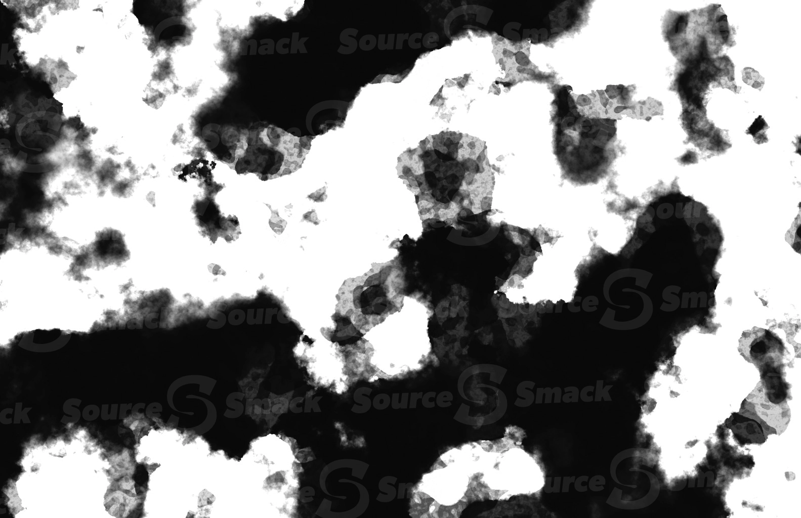 A blotch mask of painted stained-effect greyscale background