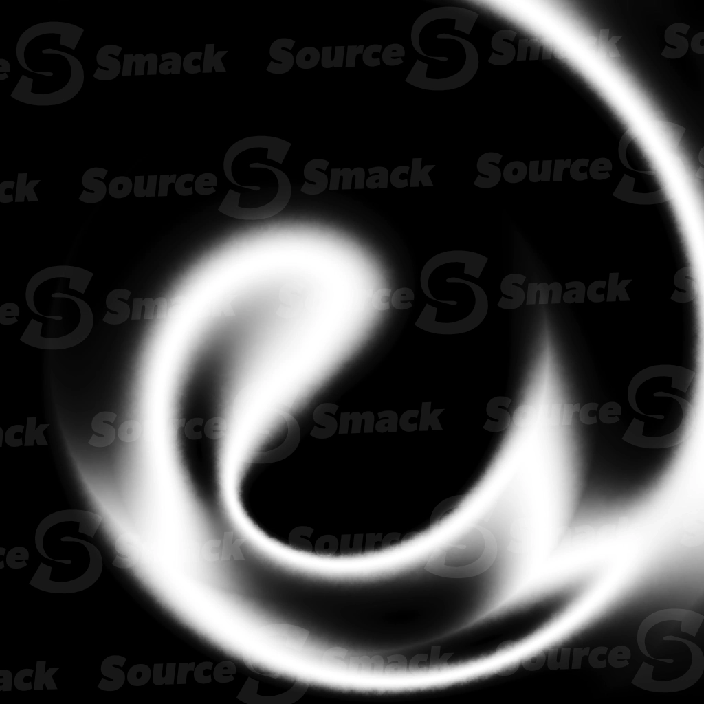 A smooth mask of elliptical light leak of gradient greyscale