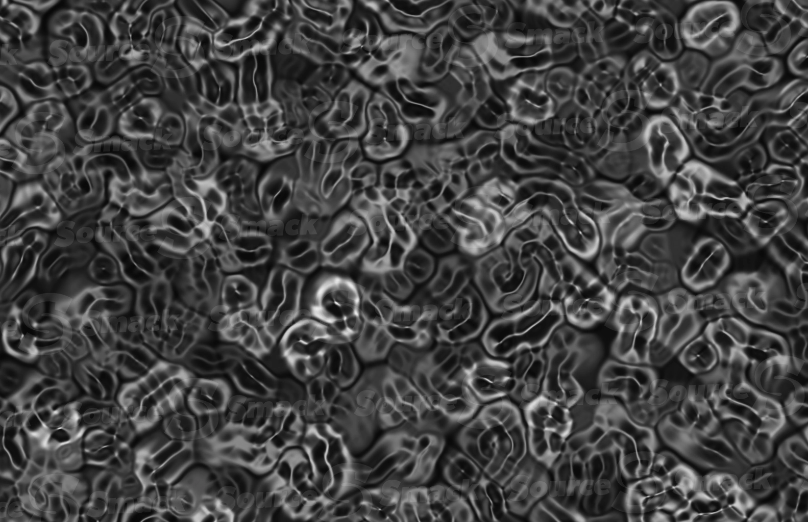 Microscopic cellular organisms clustered together as a overlay template