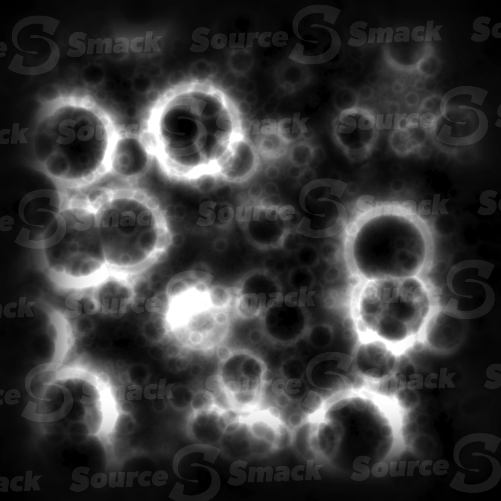 An asteroid moon-type rings overlay template
