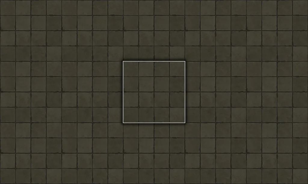A terracotta tile pattern with rough edges