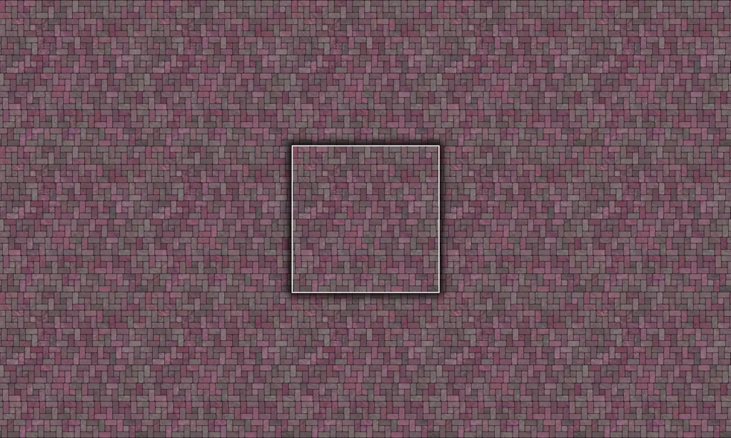 A gothic brick mondrian tile pattern