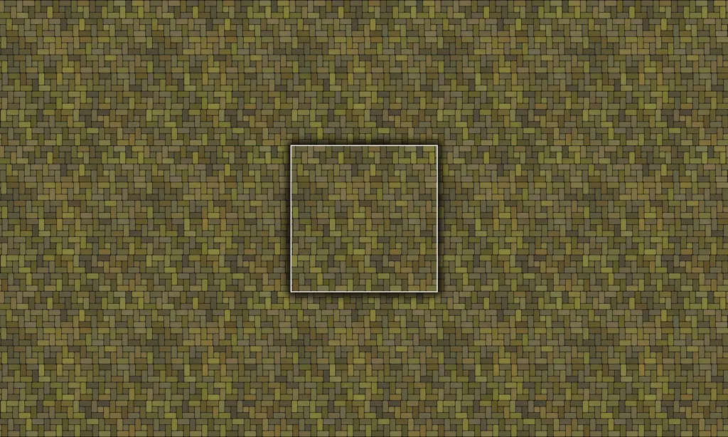 A gothic brick mondrian tile pattern