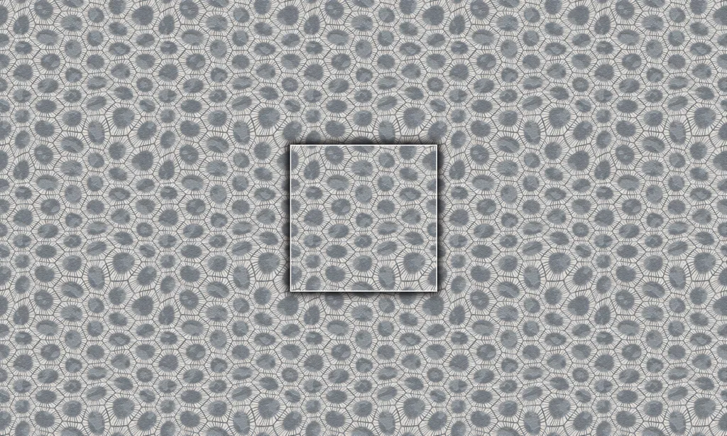 Organic stone connected together with an alien overtone