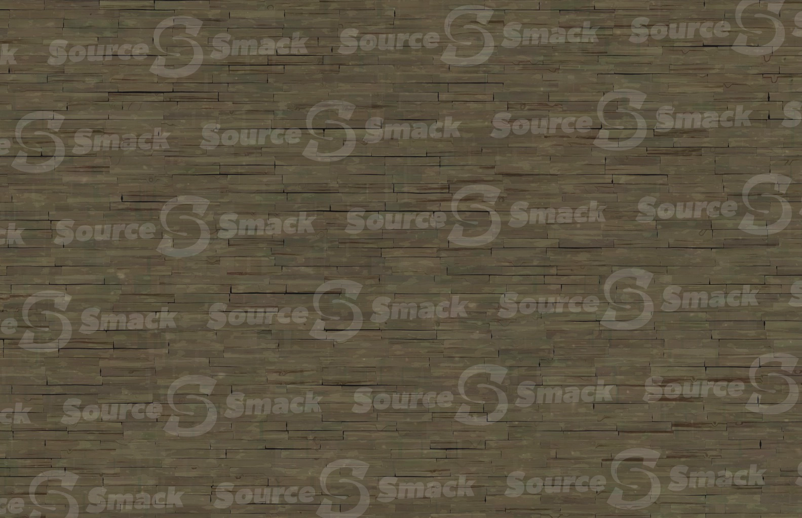 A wall of interlocking cartoon-styled plastic painted wood