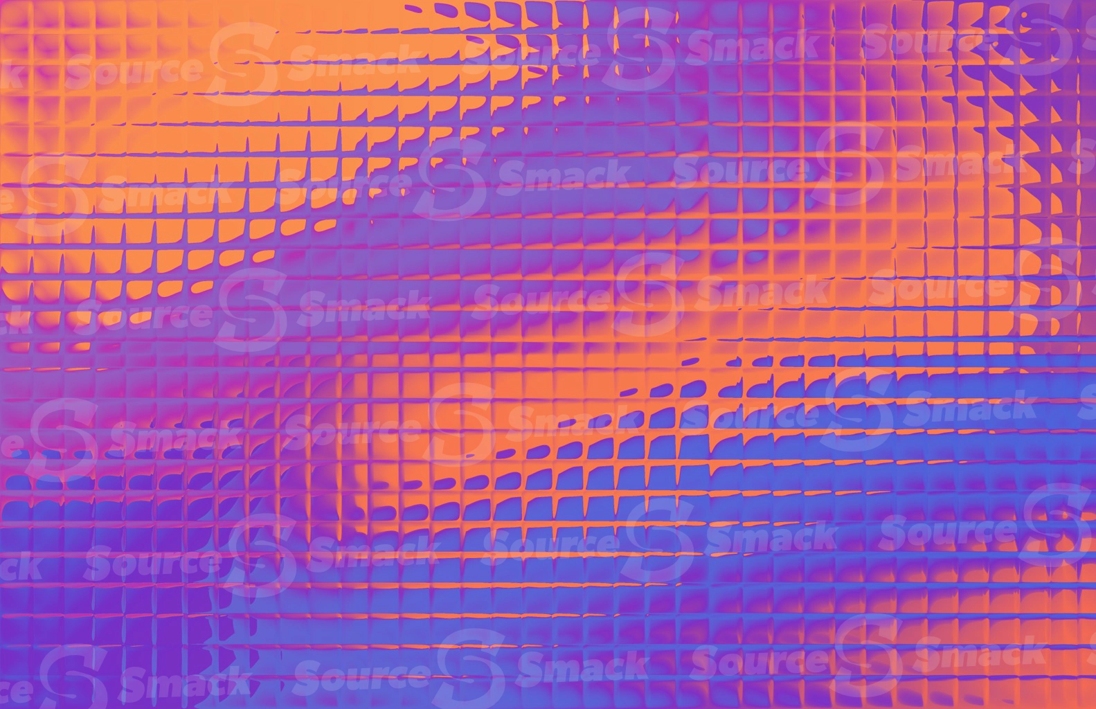 Colorful funky refracted background