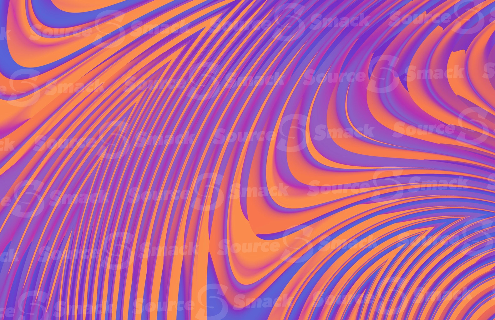 Twisted aurora colored swirl