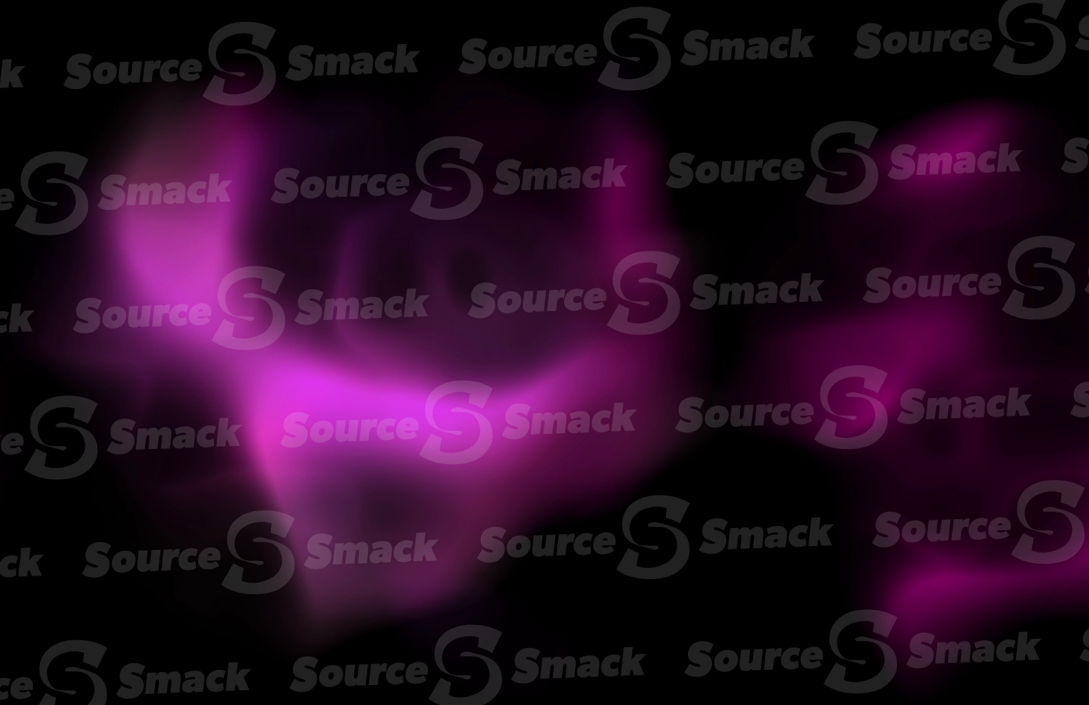 An atmospheric pink gas floating in darkness