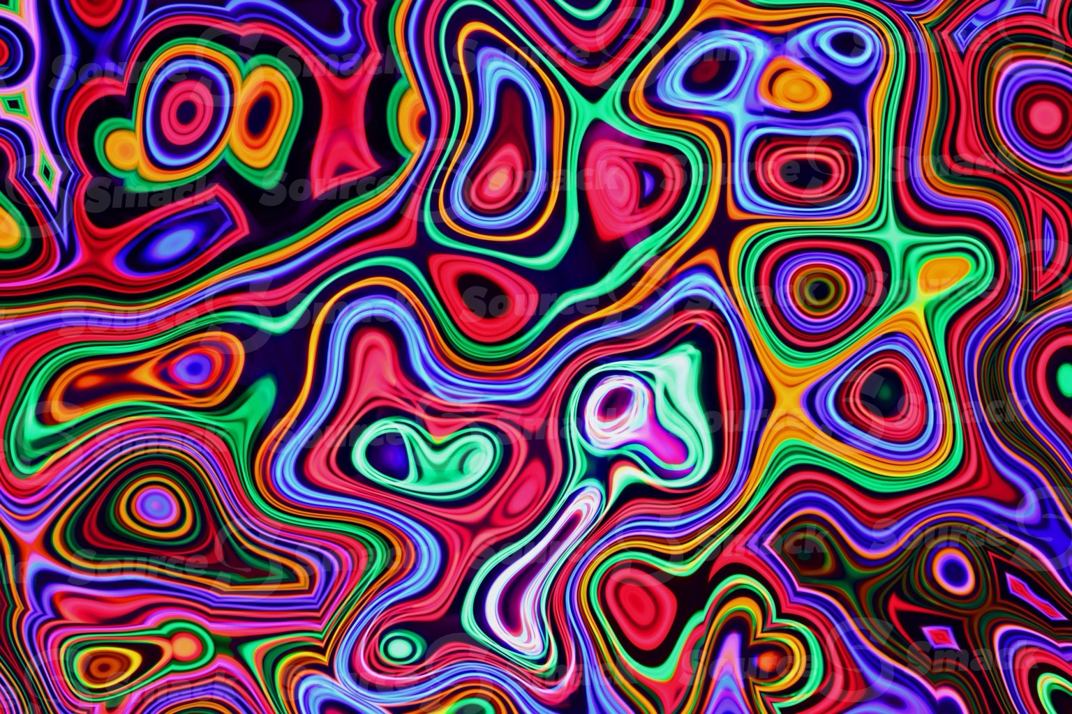 Colorful blobby oil abstract background