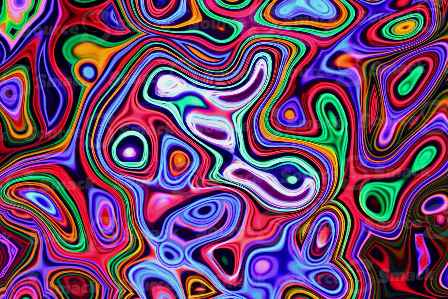 Colorful blobby oil abstract background