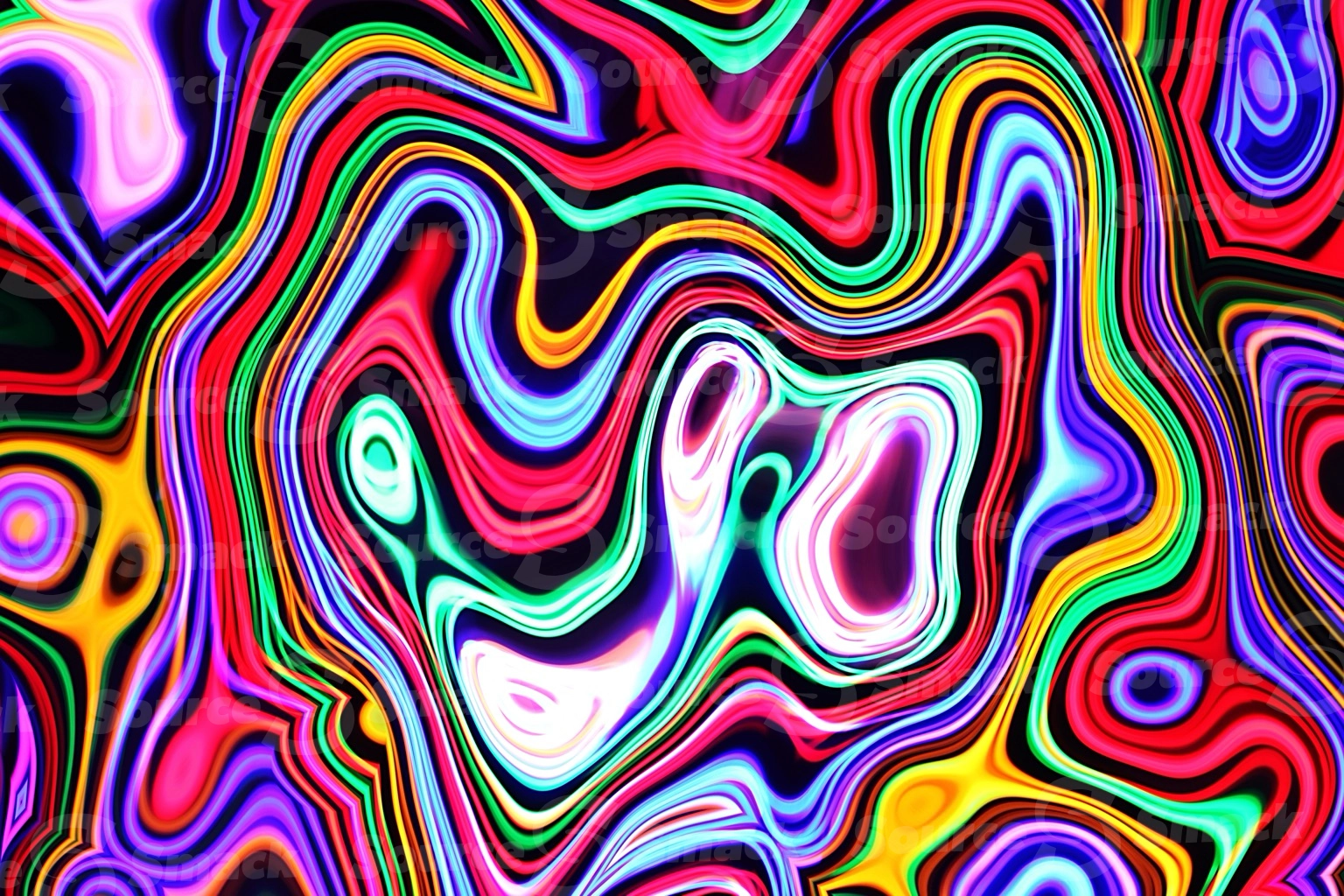 Colorful blobby oil abstract background