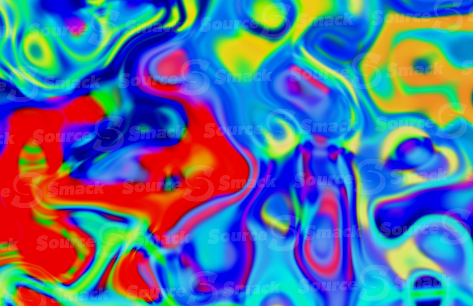 Abstract colorful oil canvas effect