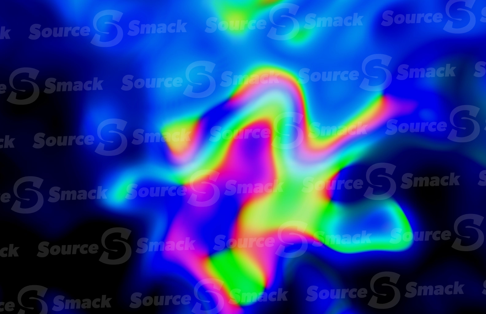 Abstract colorful oil canvas effect