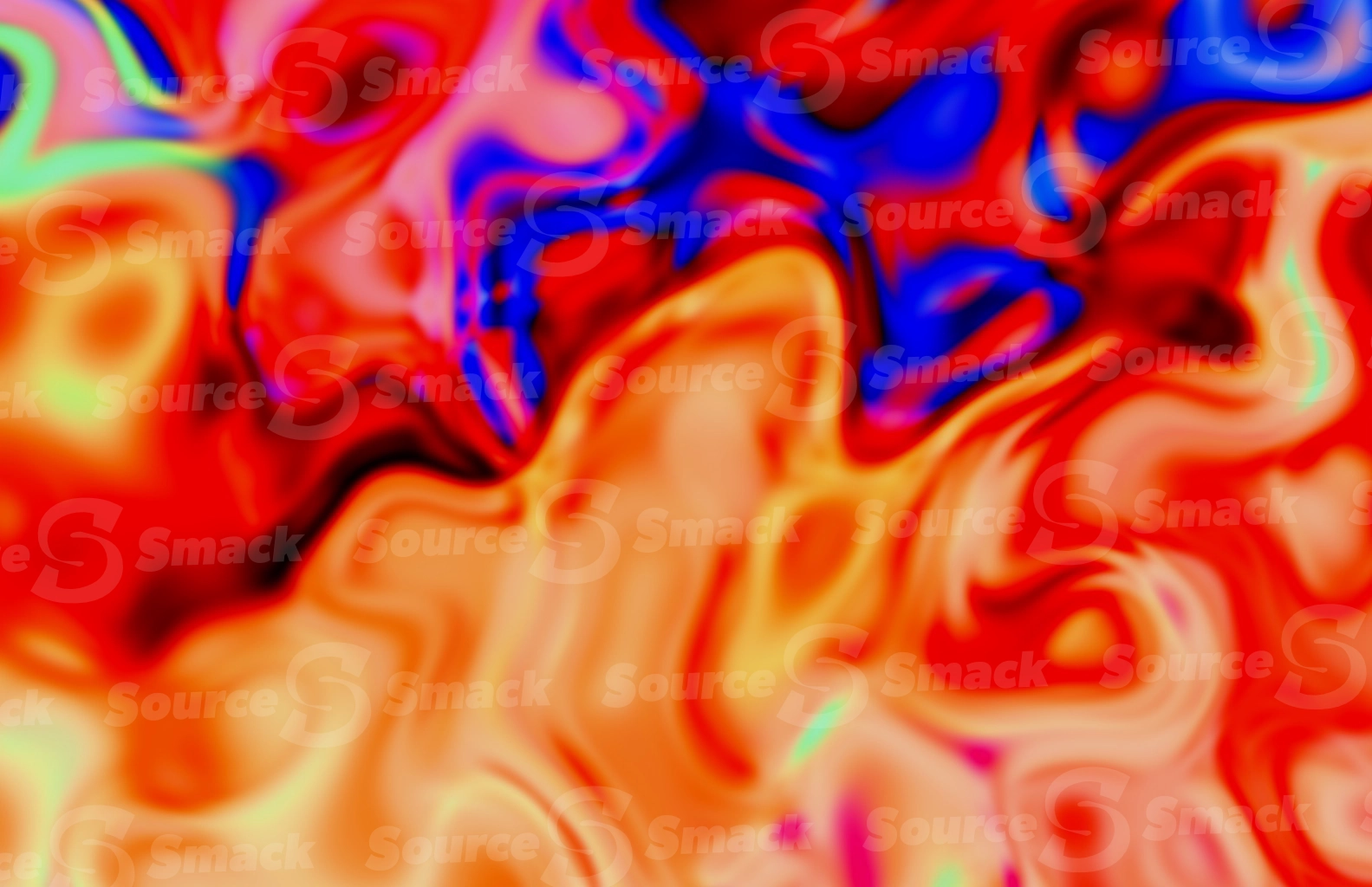 Abstract colorful oil canvas effect