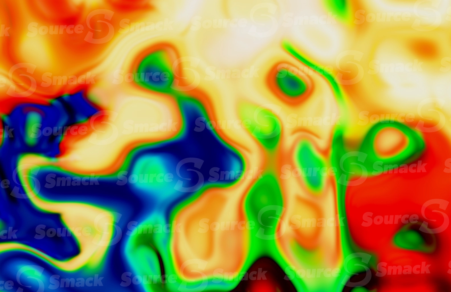 Abstract colorful oil canvas effect