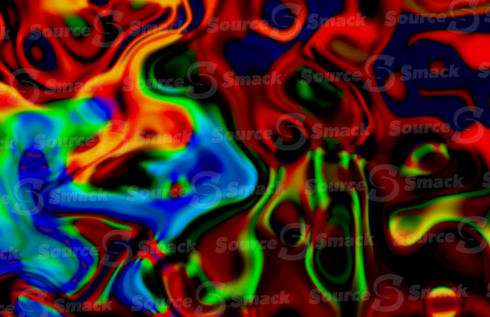 Abstract colorful oil canvas effect