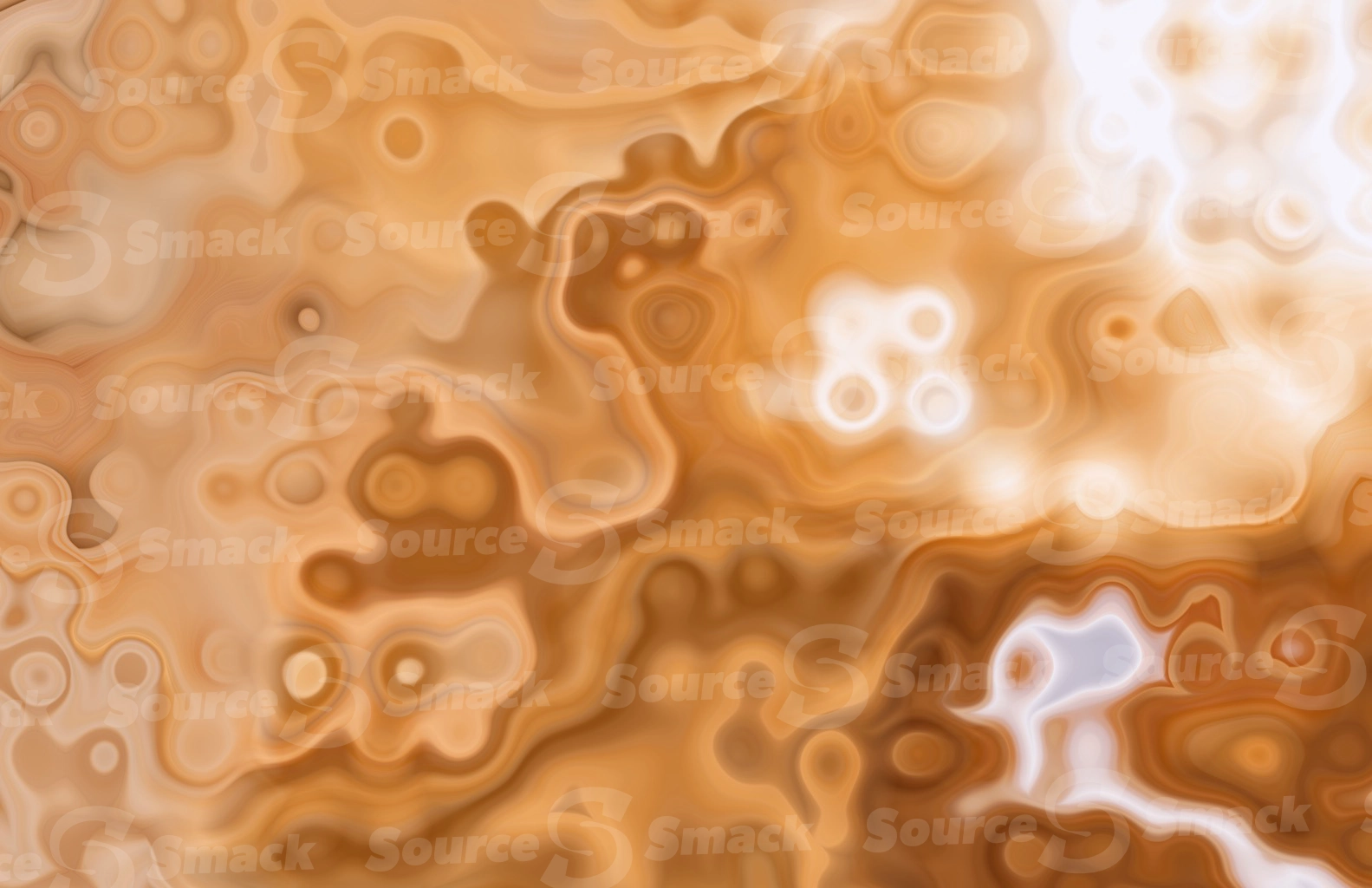 Artistic oil painting spills on canvas