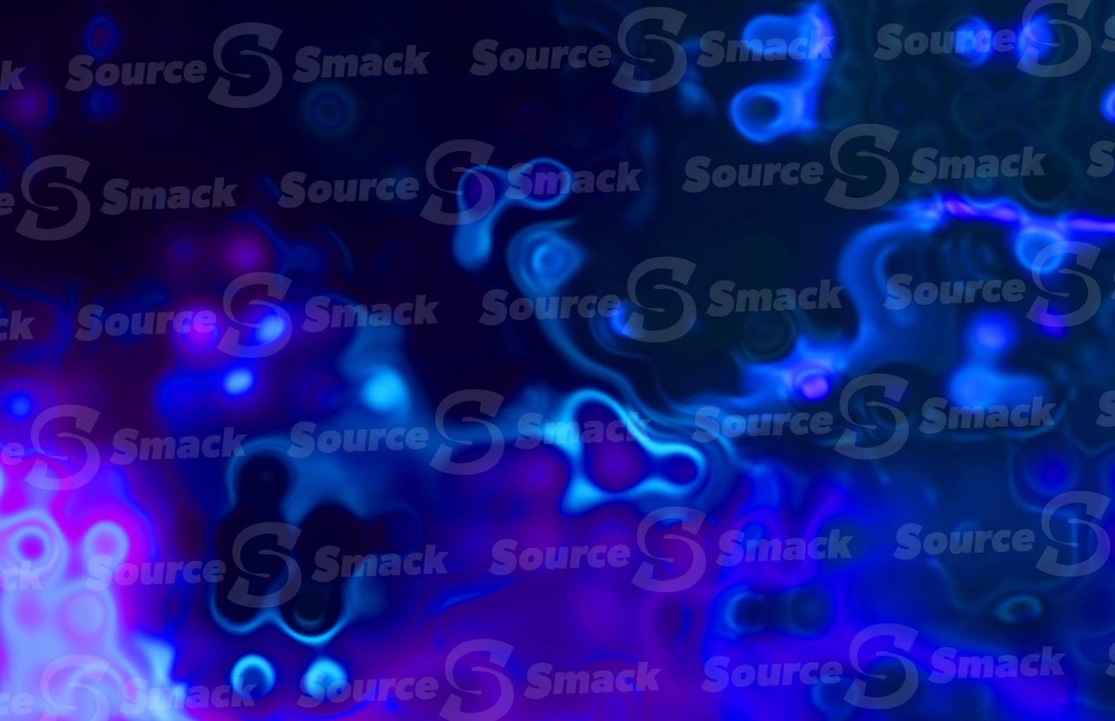 Artistic oil painting spills on canvas