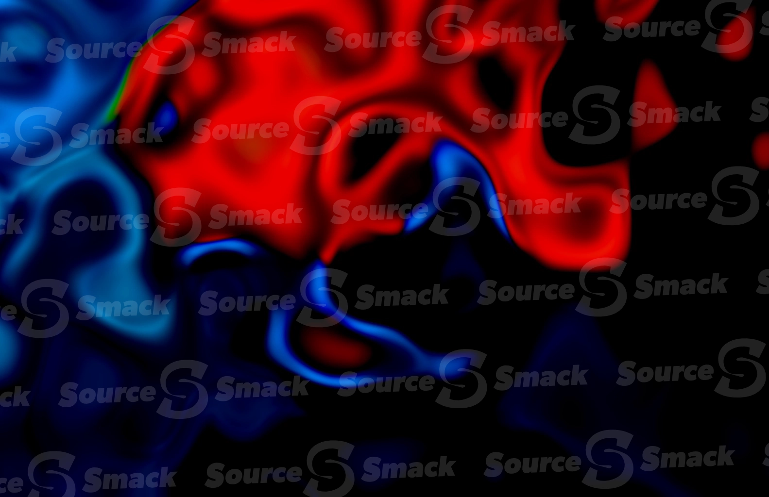 Abstract colorful oil canvas effect