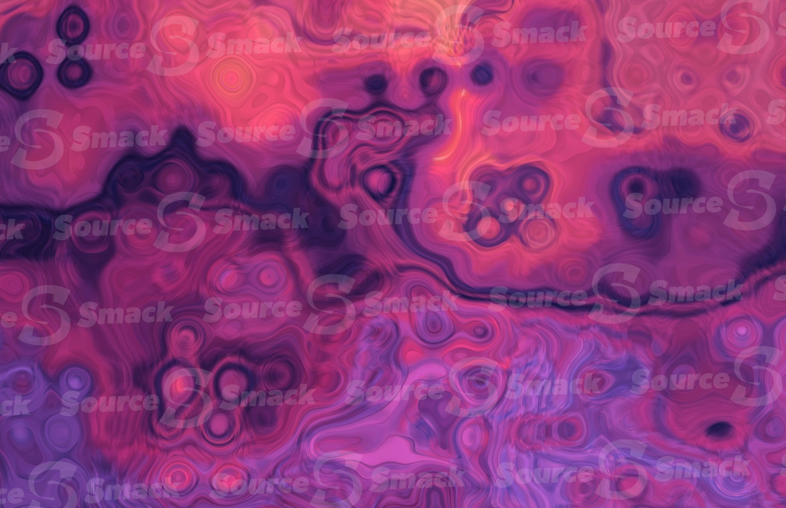 Artistic oil painting spills on canvas