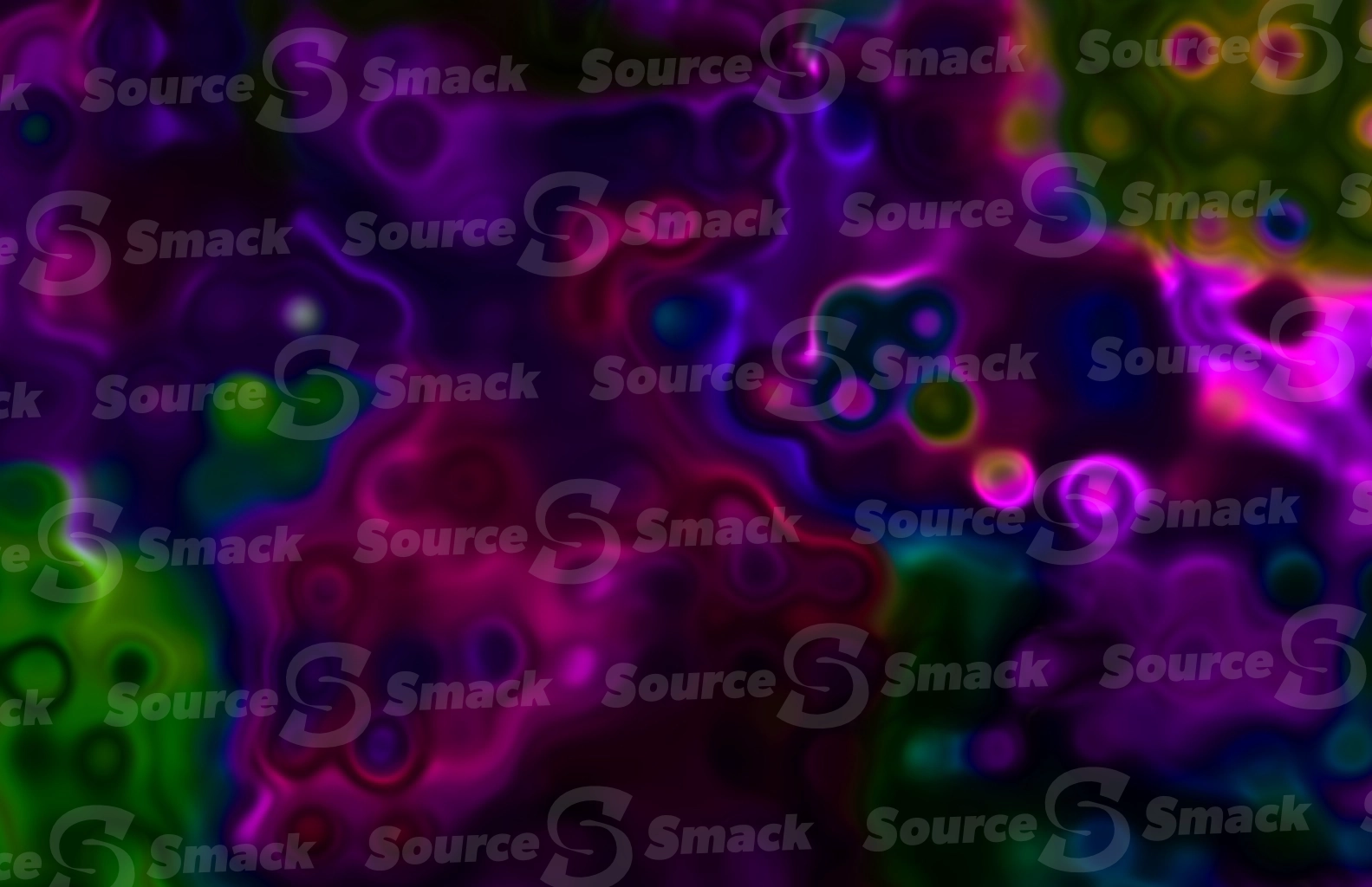 Artistic oil painting spills on canvas