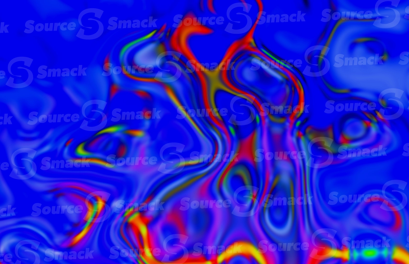 Abstract colorful oil canvas effect