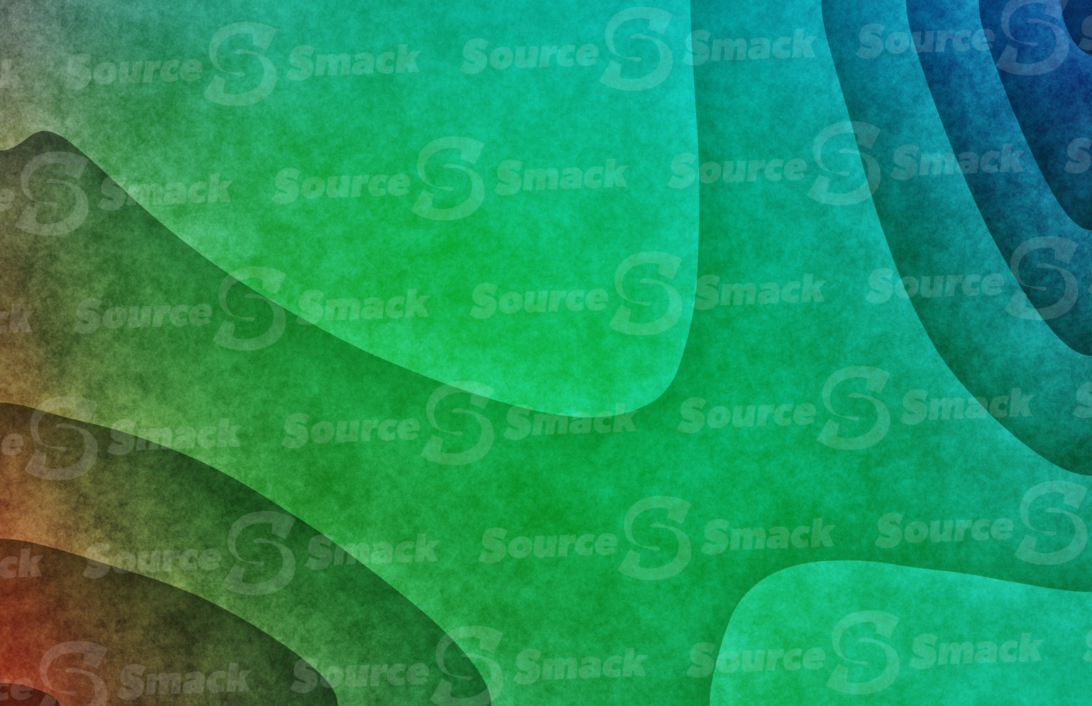 Smooth gradient of color with a wavy ribbed overlayed texture