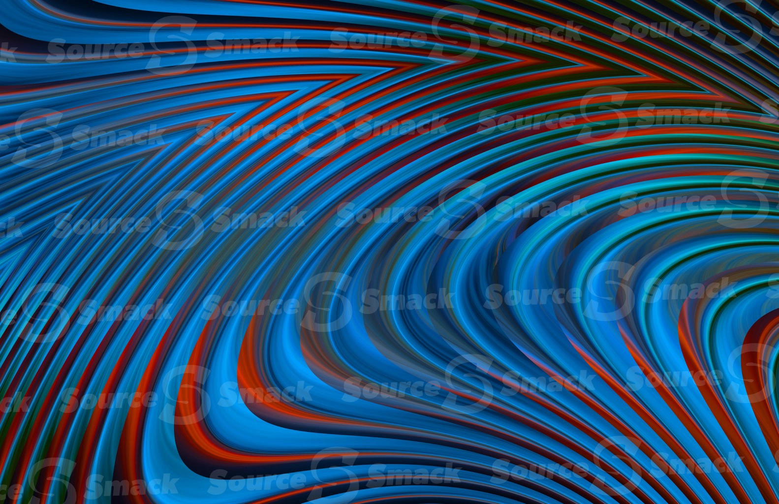 Warm night twisted reflective background