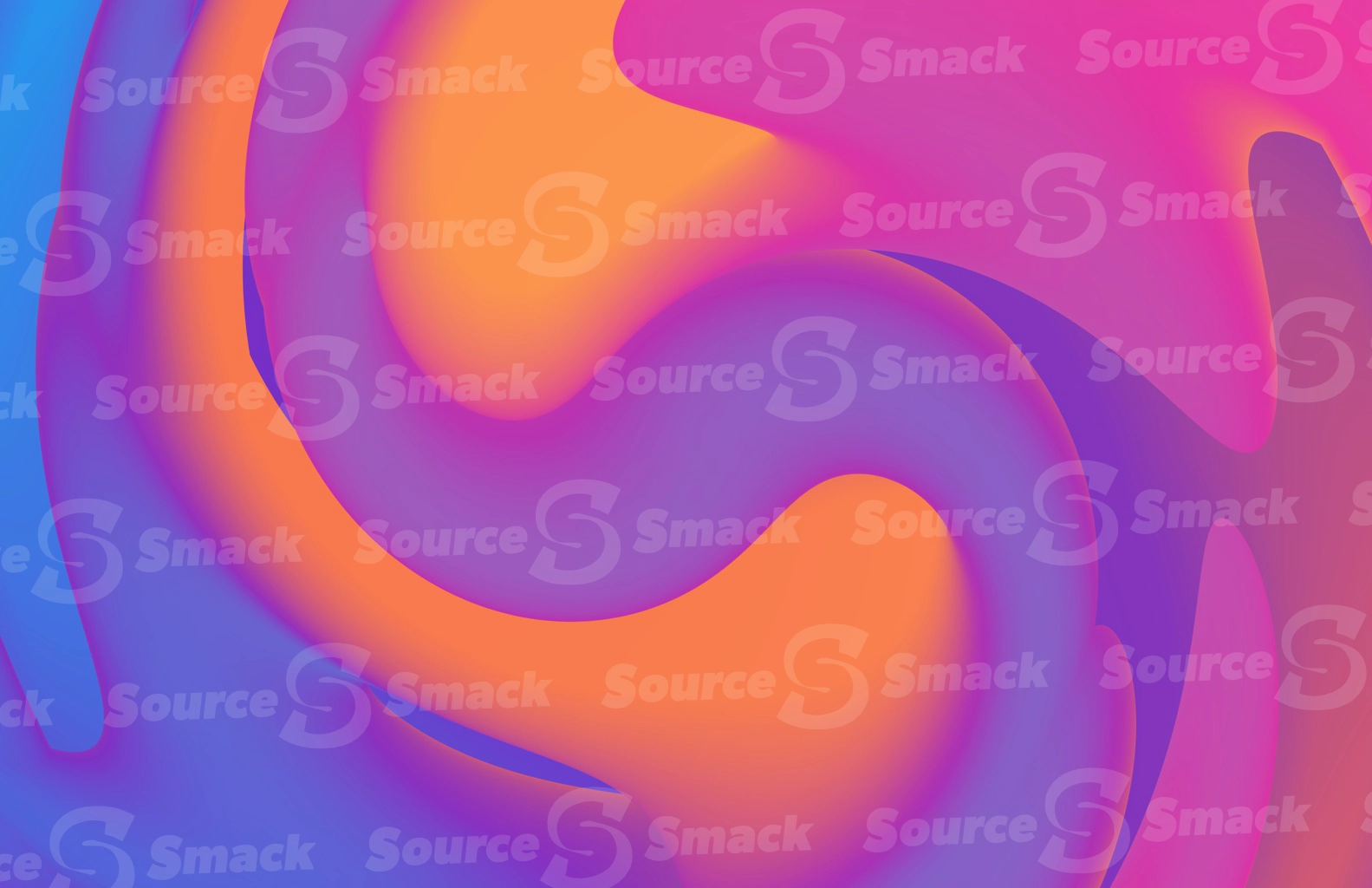 Smooth aurora color twist background