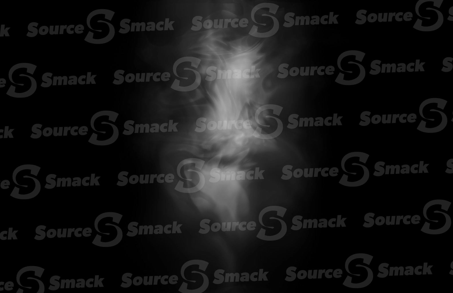 Swirling smoke vapor on black background