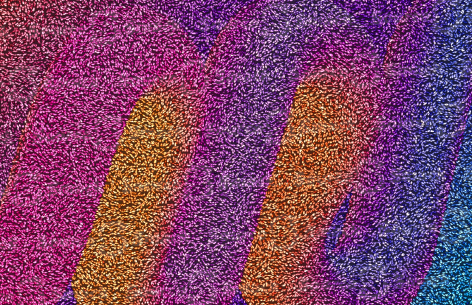 Bugged out purple fire background
