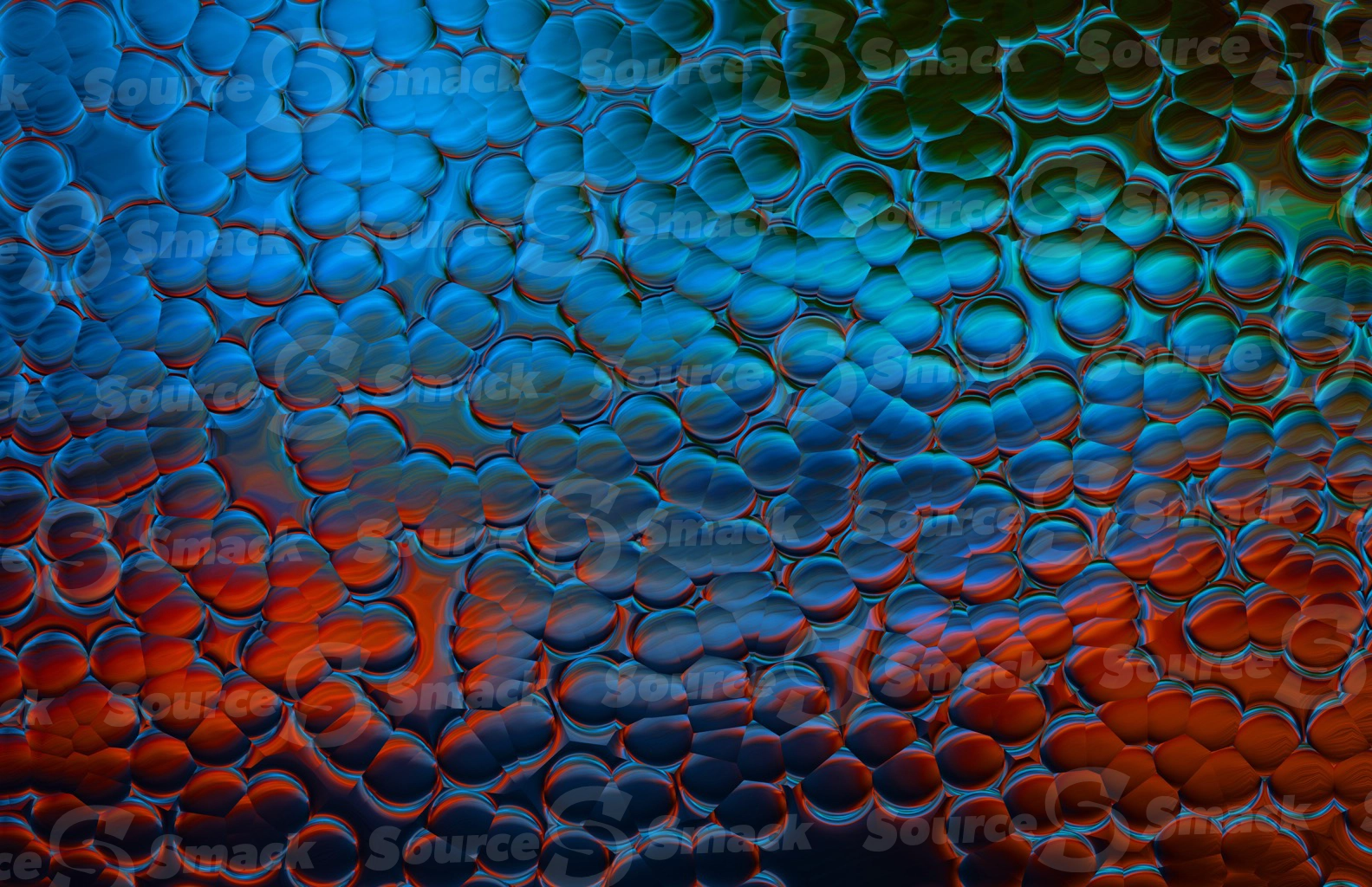 Warm night bubbled skin texture