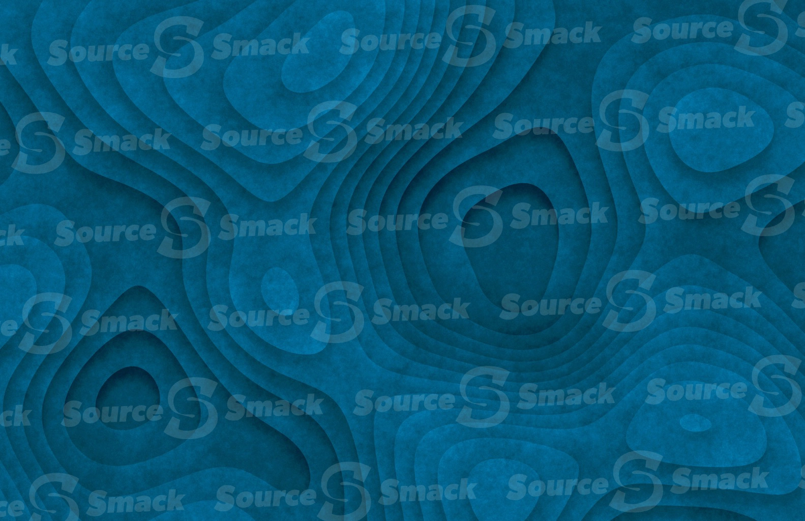 Blue mountain-like aerial view of a relief geometric background