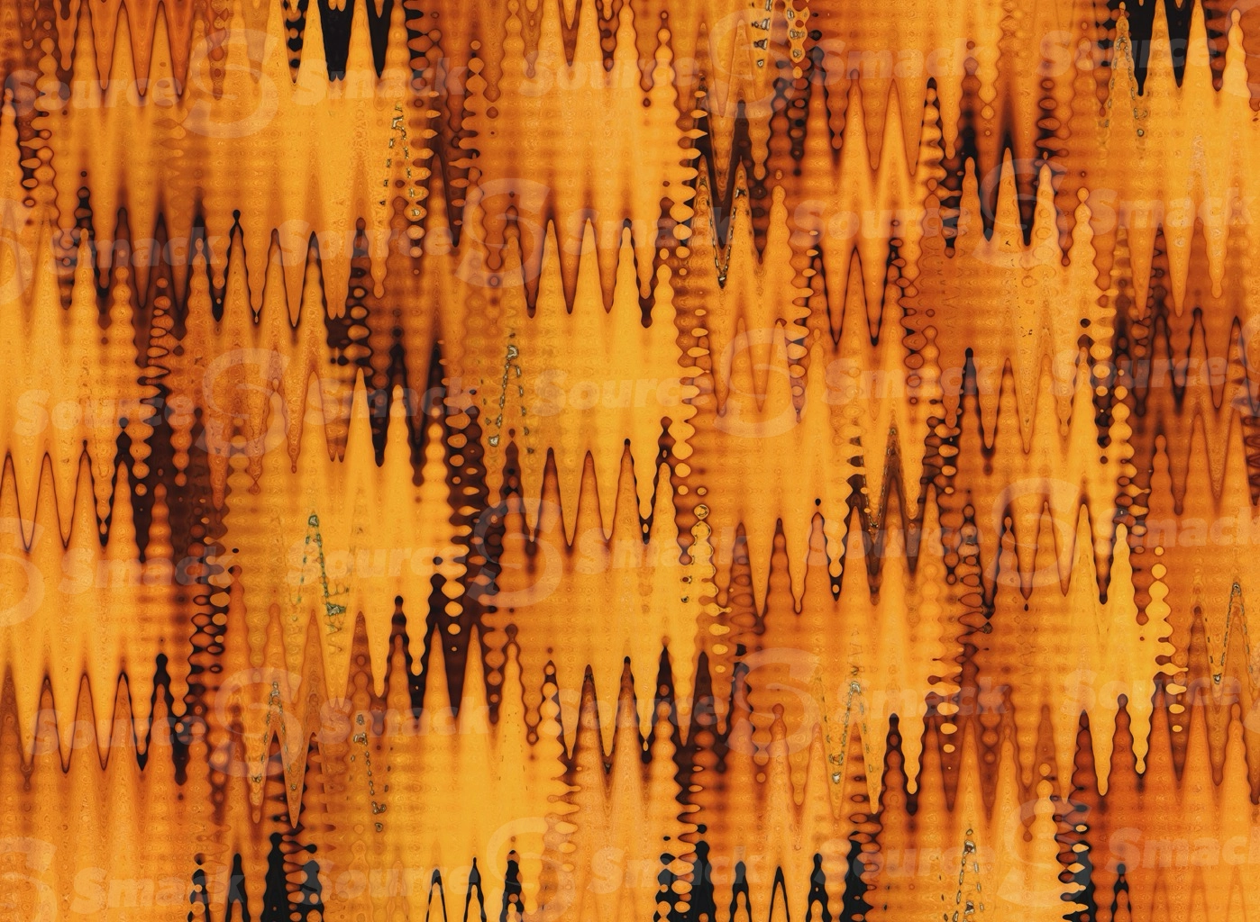 Burned orange sine wave background