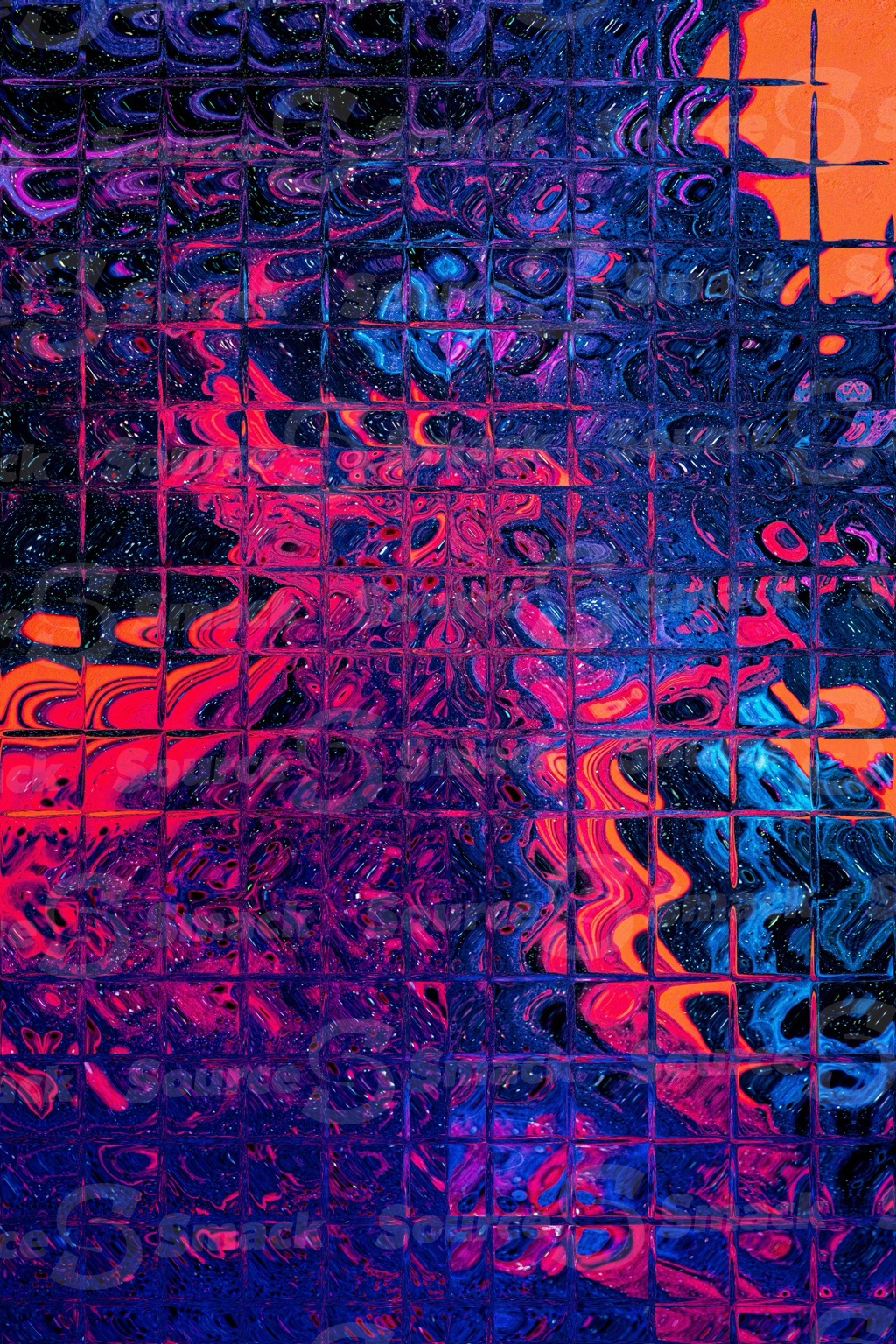 Colorful purple refraction background