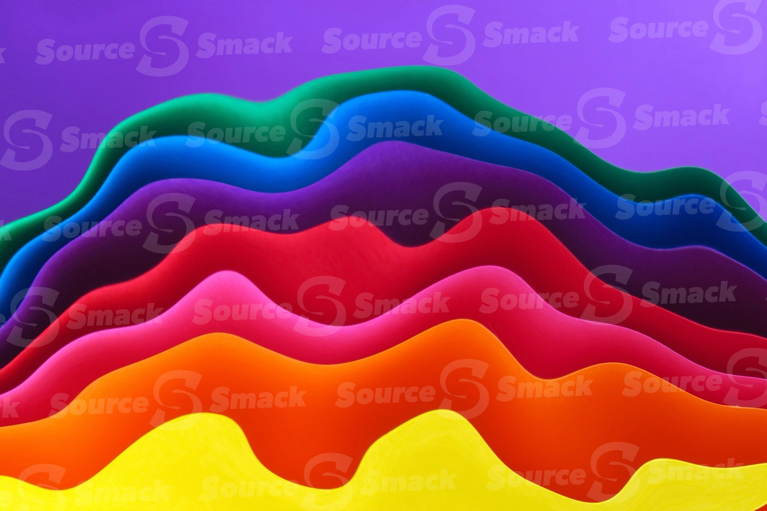 Rainbow spectrum mountains background