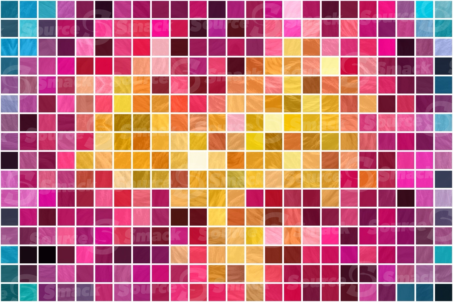Tiled color core mosiac background