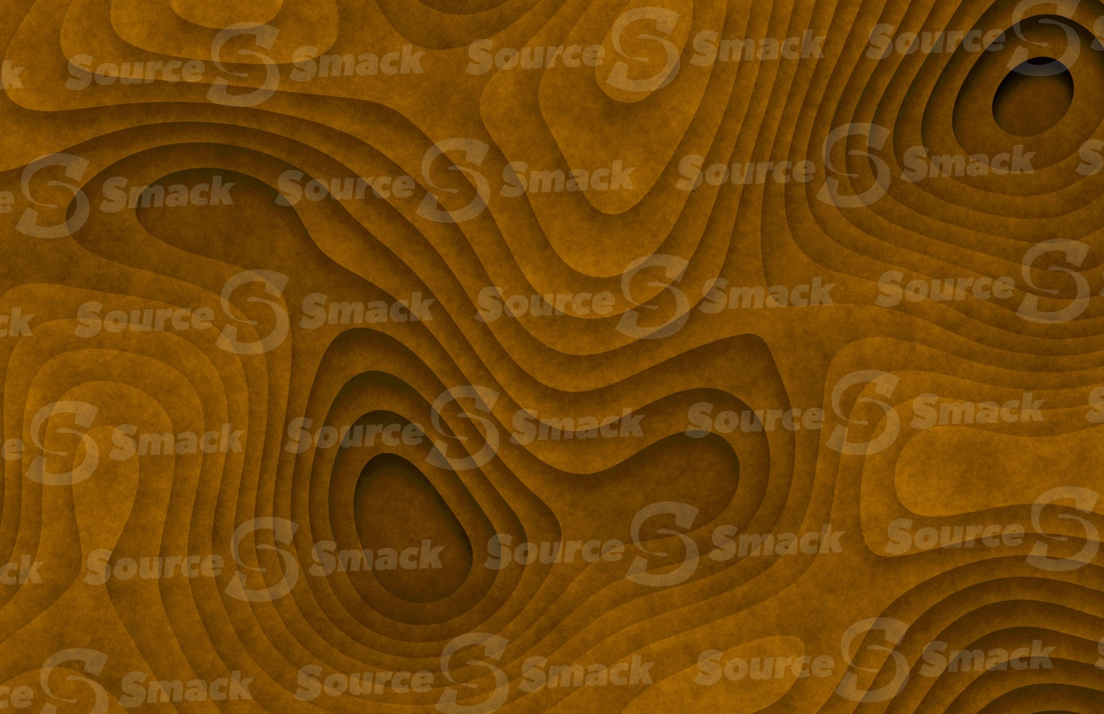 Orange mountain-like aerial view of a relief geometric background