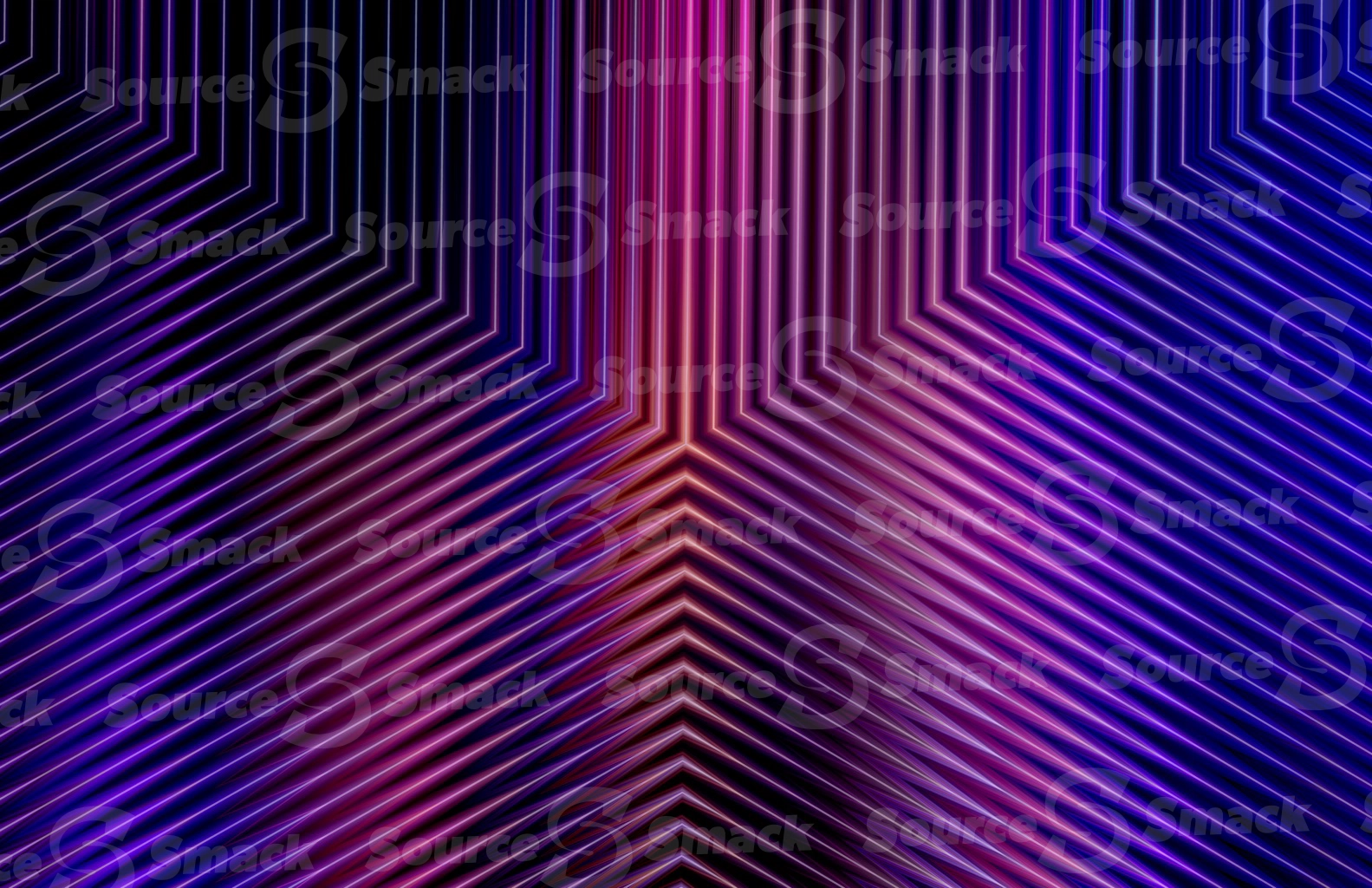 Colorful gradient backgrounds cut geometrically with reflective pattern lines