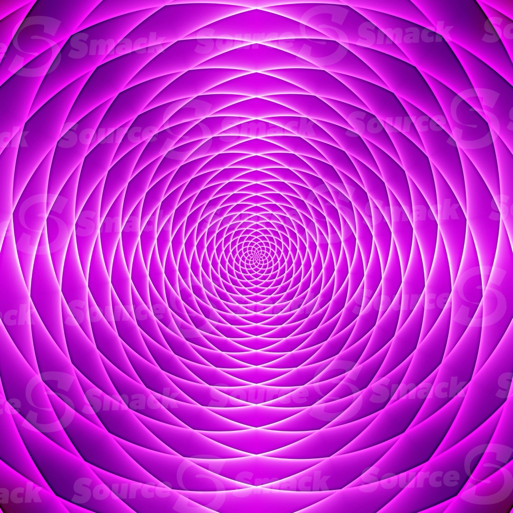 A geometrical intersecting gradual glowing swirl of colors